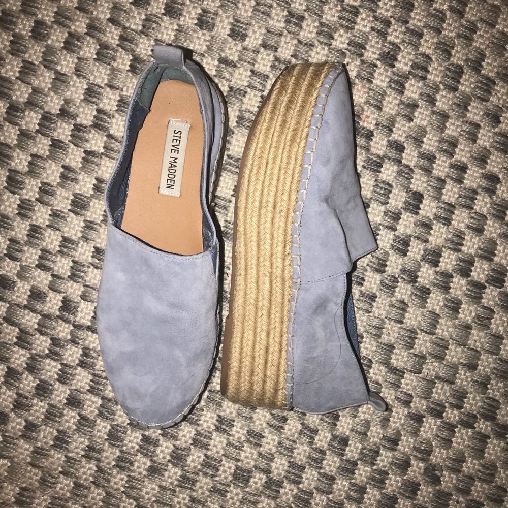 Steve Madden Suede Platforms